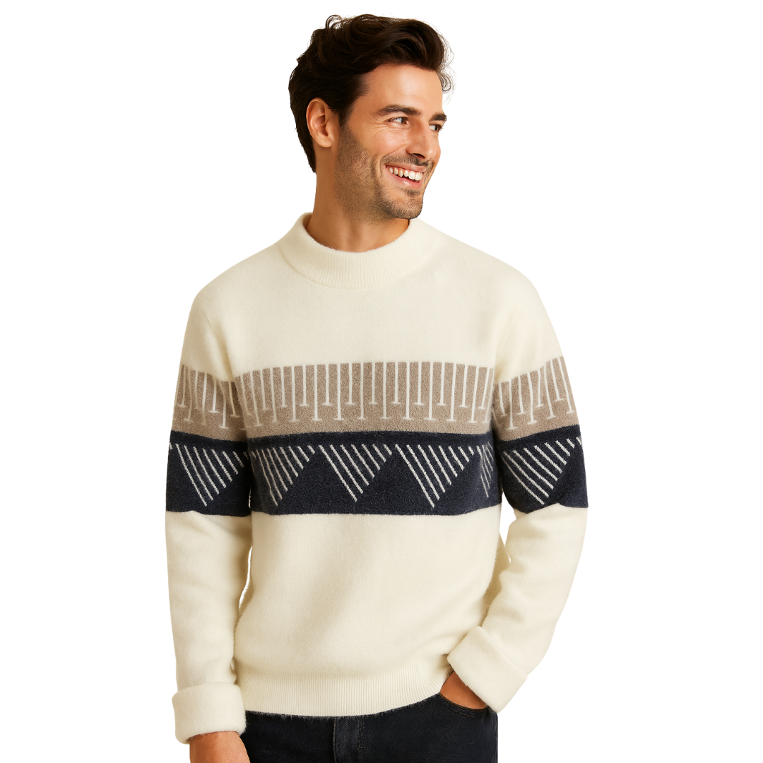 Faelan – Pull en Tricot Minimaliste et Chaud