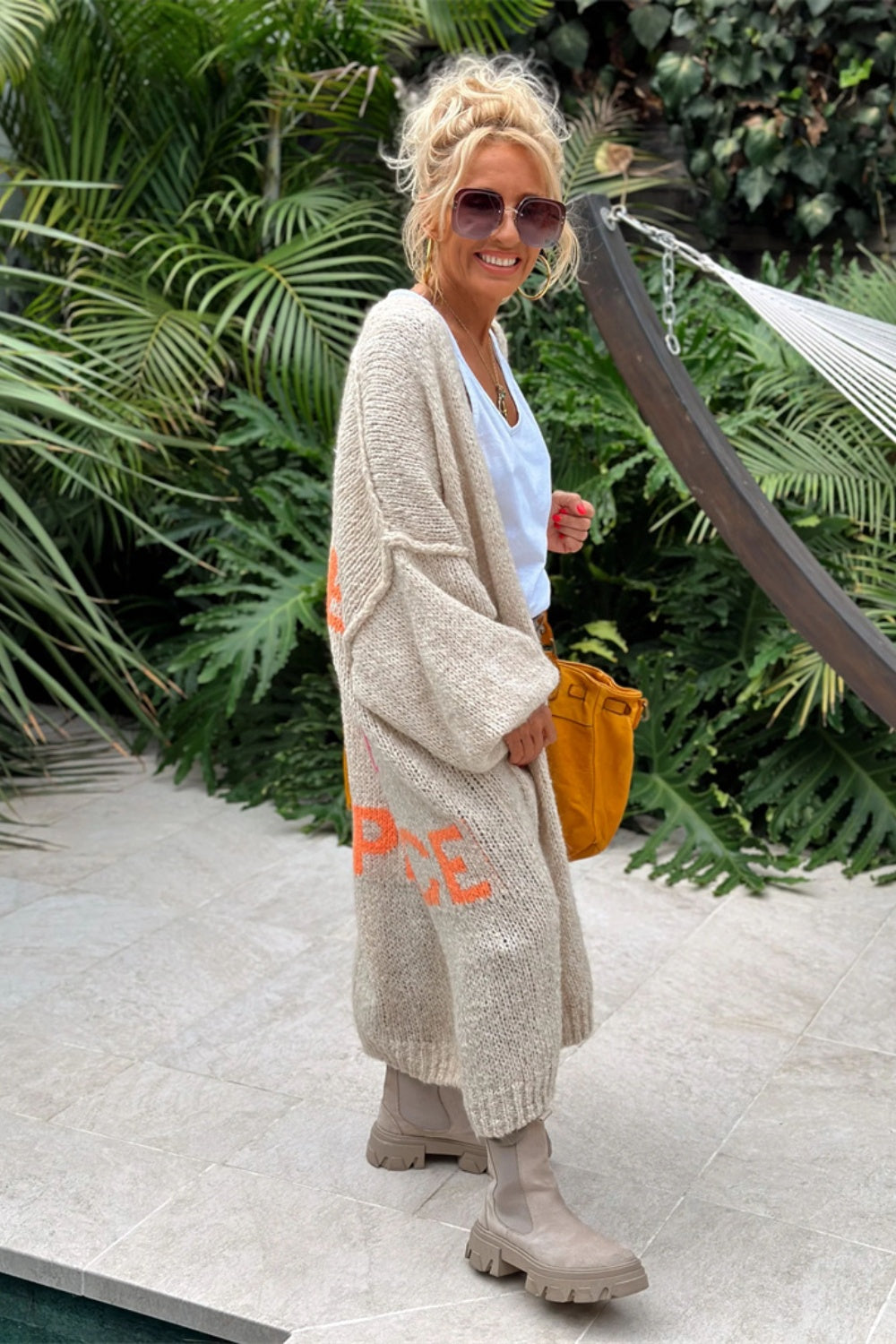 Lisa | Oversized Knitted Long Cardigan