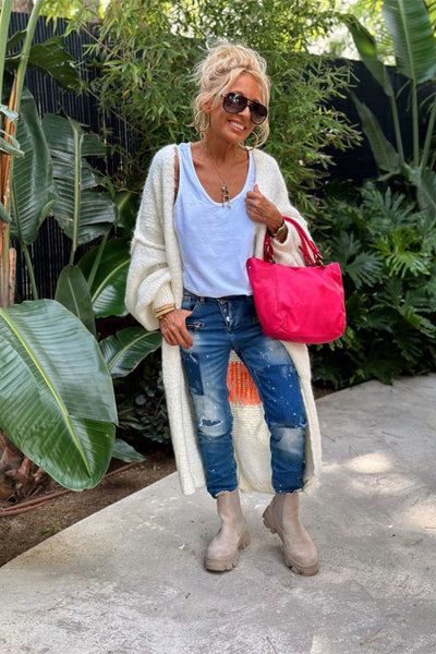 Lisa | Oversized Knitted Long Cardigan