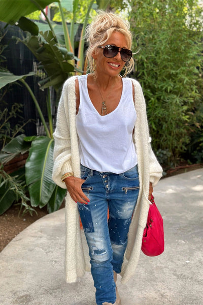 Lisa | Oversized Knitted Long Cardigan