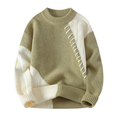 Pull Asymétrique avec Tissage Unique