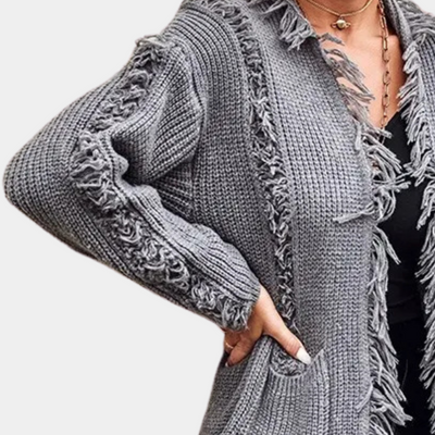 Raquela | Trendy Knitted Long Cardigan