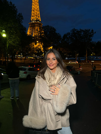 Hela - Cashmere Coat Cuff Col