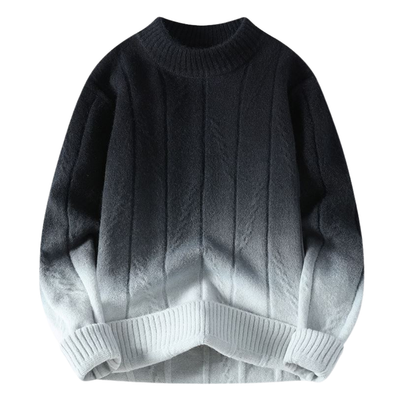 Pull avec teinture dégradée