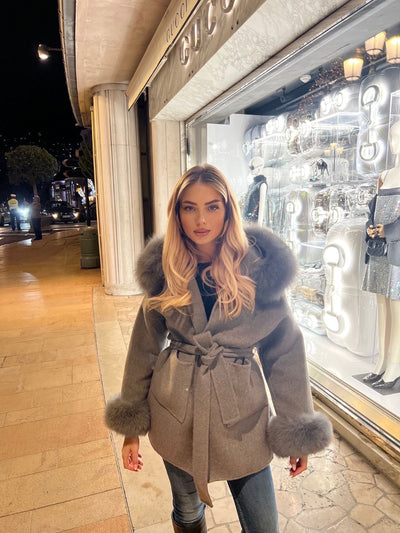 Hela - Cashmere Coat cuff