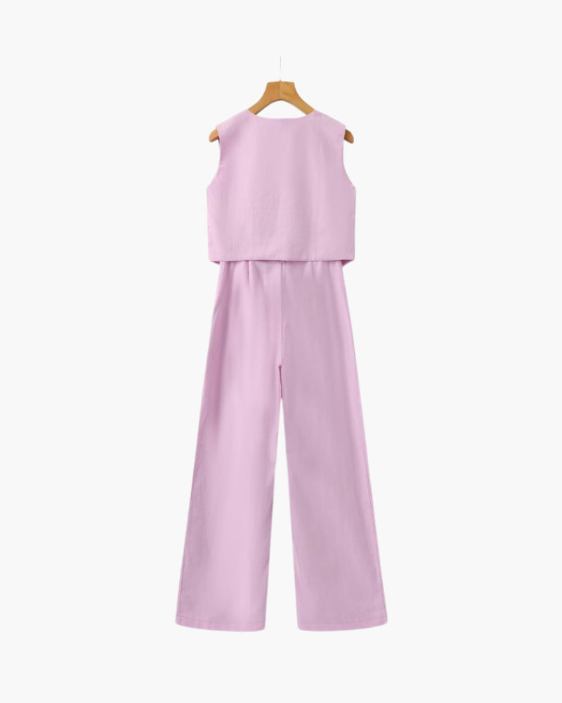 Sophie - Classy Lady - Linen Two-piece Set