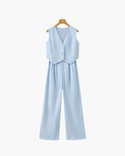 Sophie - Classy Lady - Linen Two-piece Set