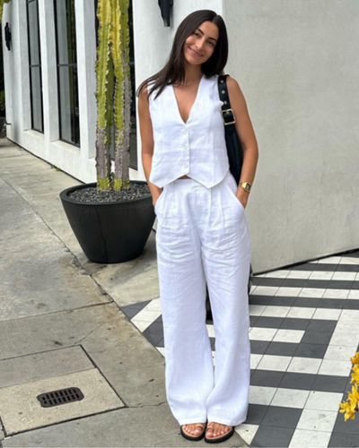 Sophie - Classy Lady - Linen Two-piece Set