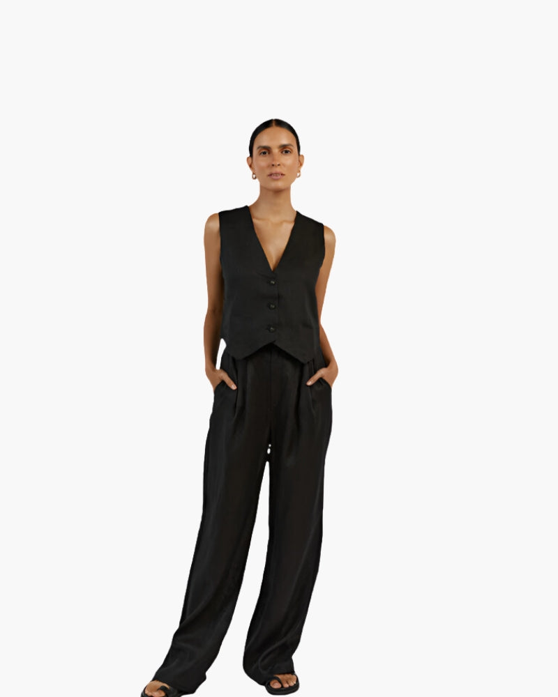 Sophie - Classy Lady - Linen Two-piece Set