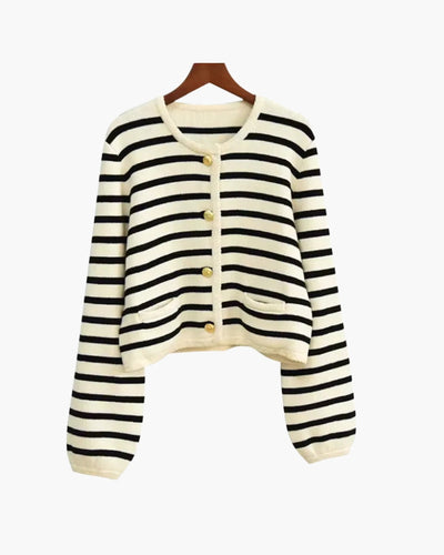 Sophie - Premium Striped Wool Vest
