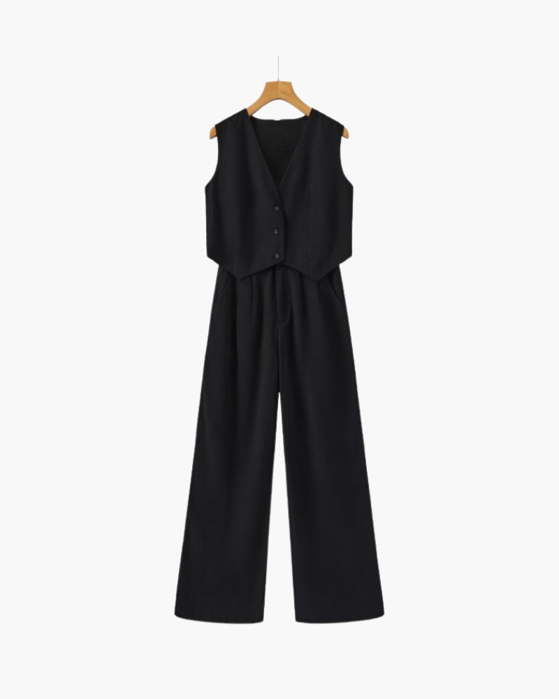 Sophie - Classy Lady - Linen Two-piece Set