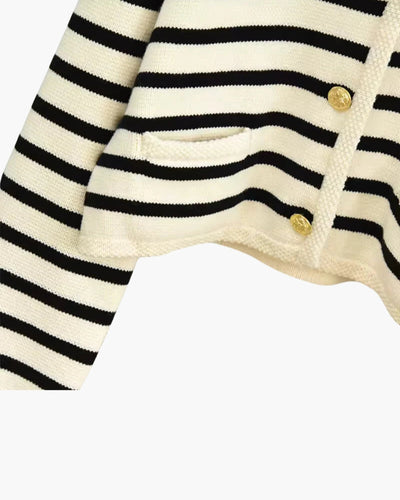 Sophie - Premium Striped Wool Vest