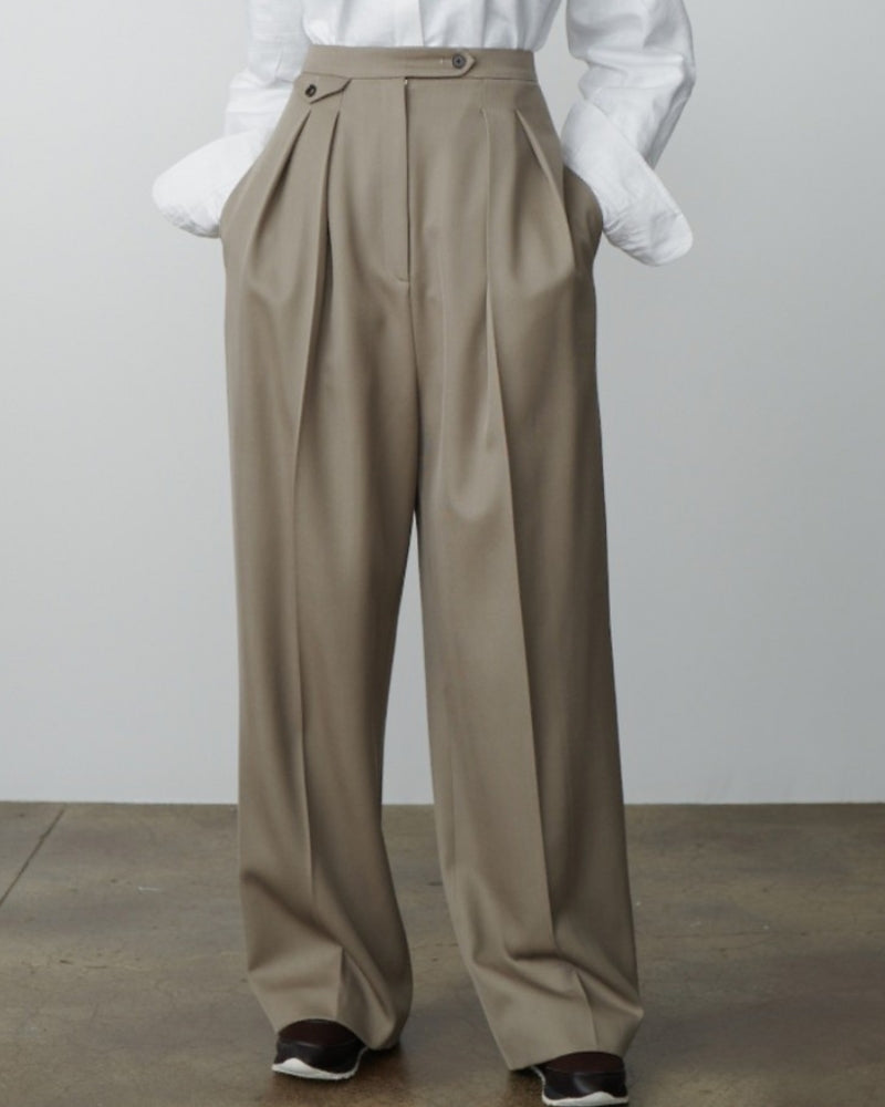 Sophie - Woolen Oversized Pantalon