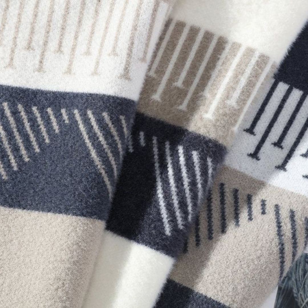 Faelan – Pull en Tricot Minimaliste et Chaud