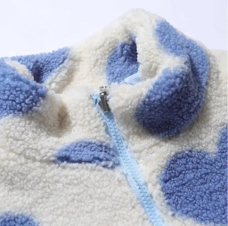 Elarisse-Paris™ | Veste Réversible à Cœurs