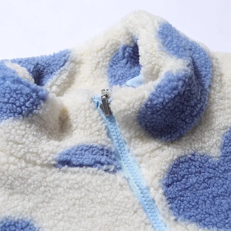 Elarisse-Paris™ | Veste Réversible à Cœurs