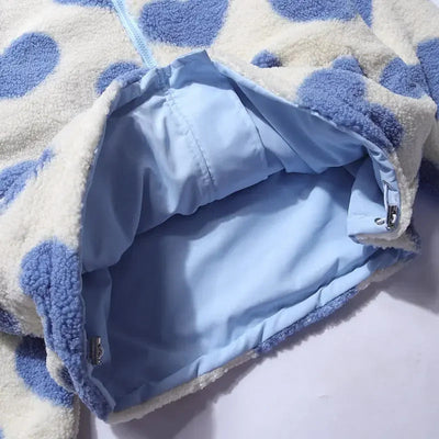 Elarisse-Paris™ | Veste Réversible à Cœurs