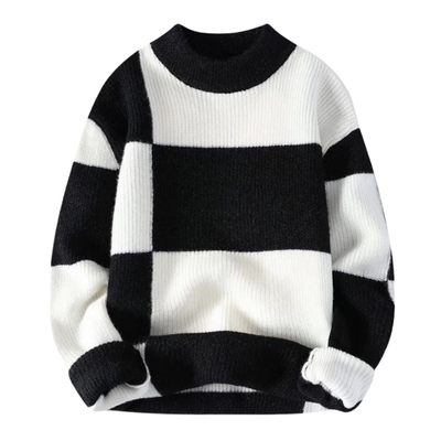 Pull Géométrique en Laine