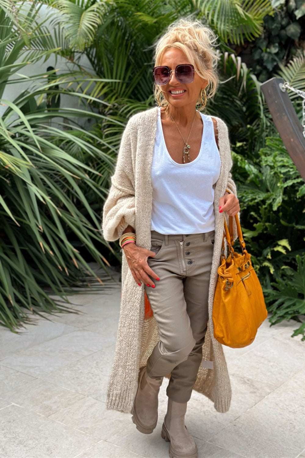 Lisa | Oversized Knitted Long Cardigan