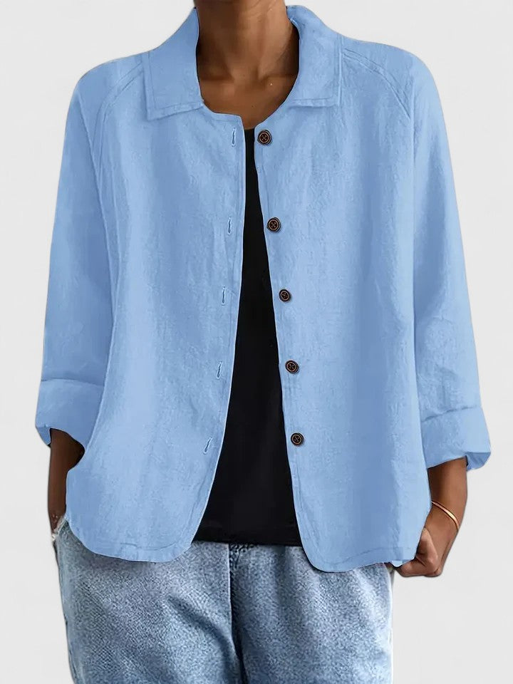 Jenny | Haut léger en coton classique