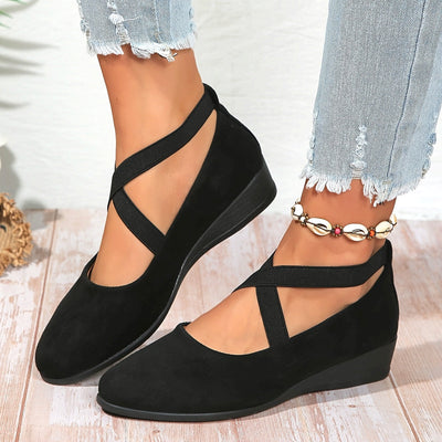 Élise® – Ballerines à brides croisées pour un confort raffiné