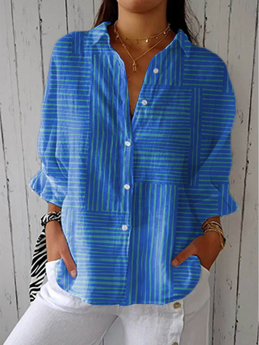 Félin | Blouse Rayée Azure