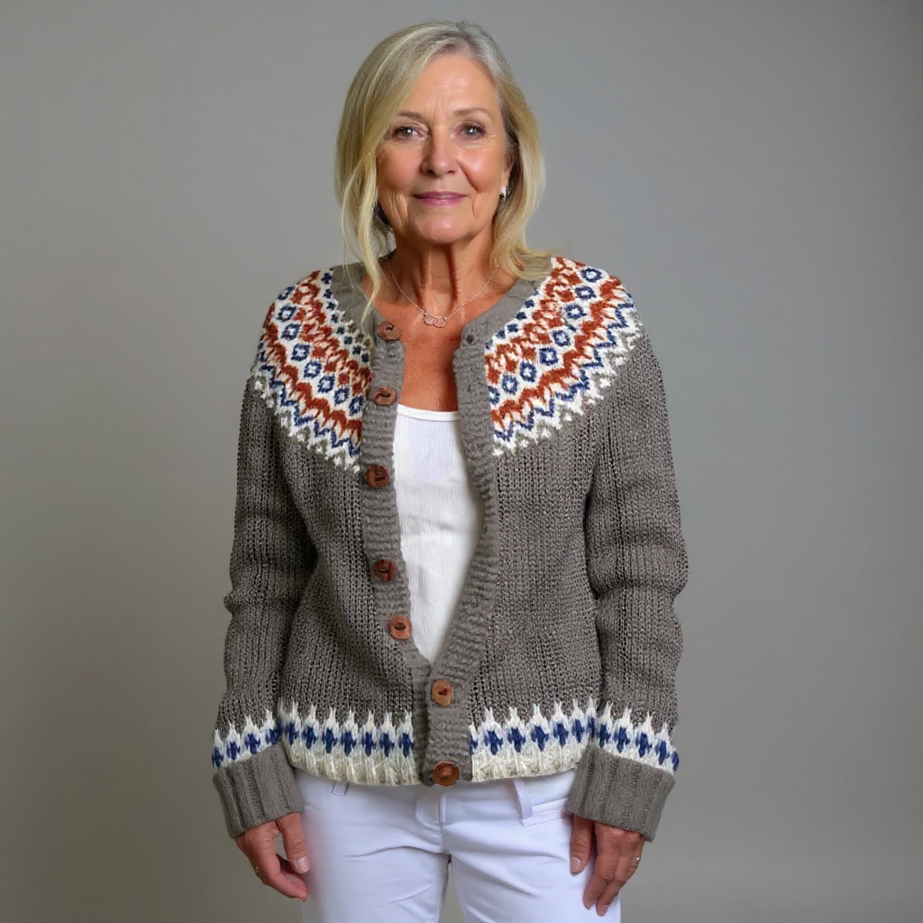 Gabriella | Veste en tricot vintage islandaise