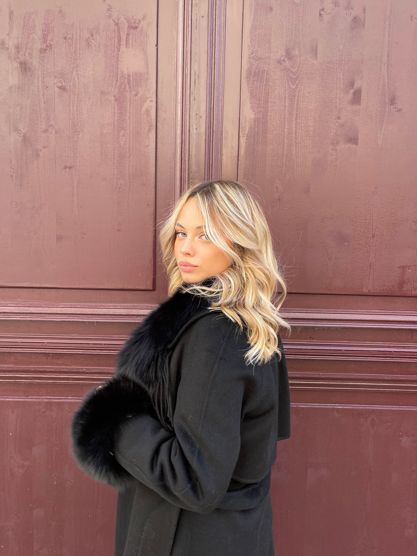 Hela - Cashmere Coat long à franges