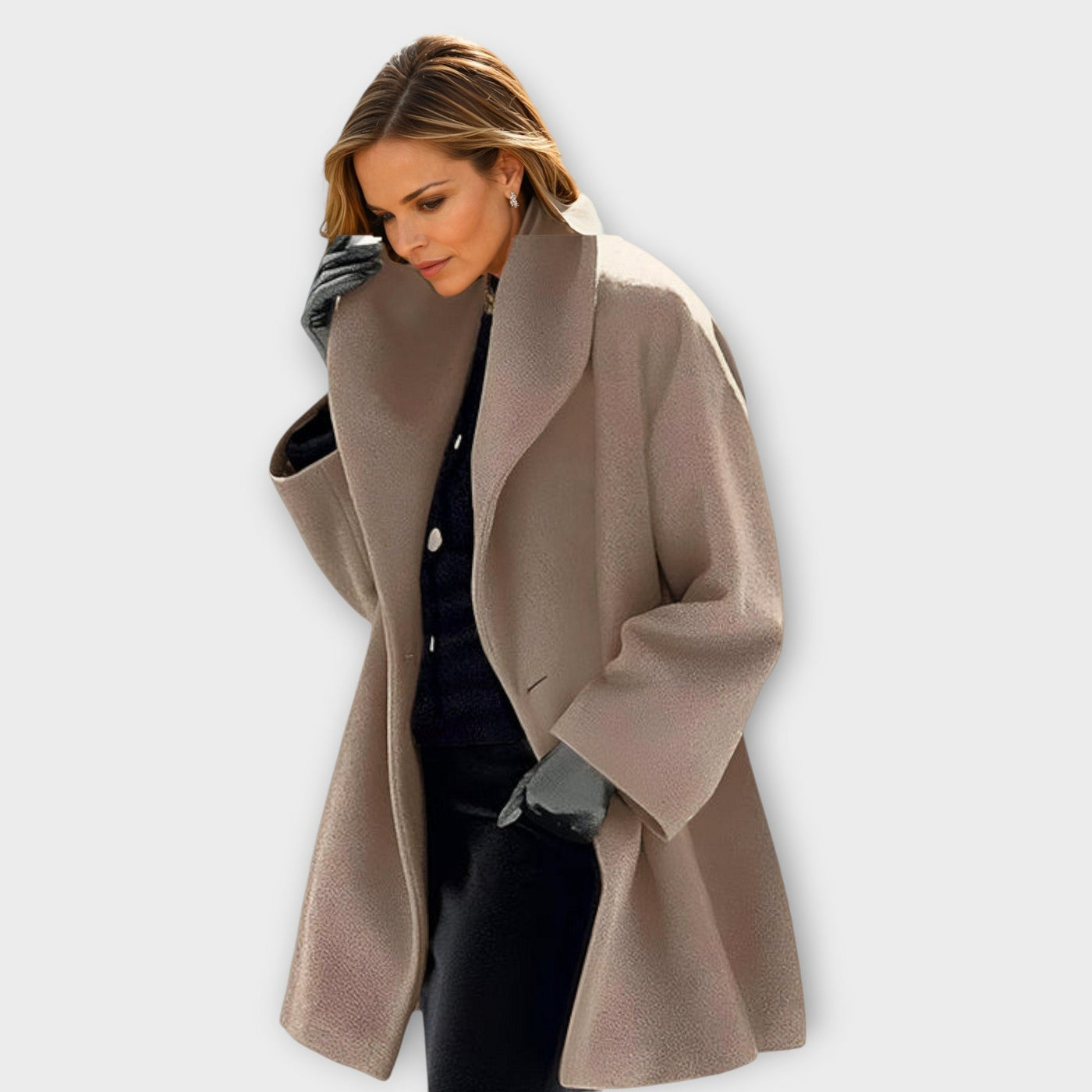 Josiane | Manteau Ample à Col Large pour Femme