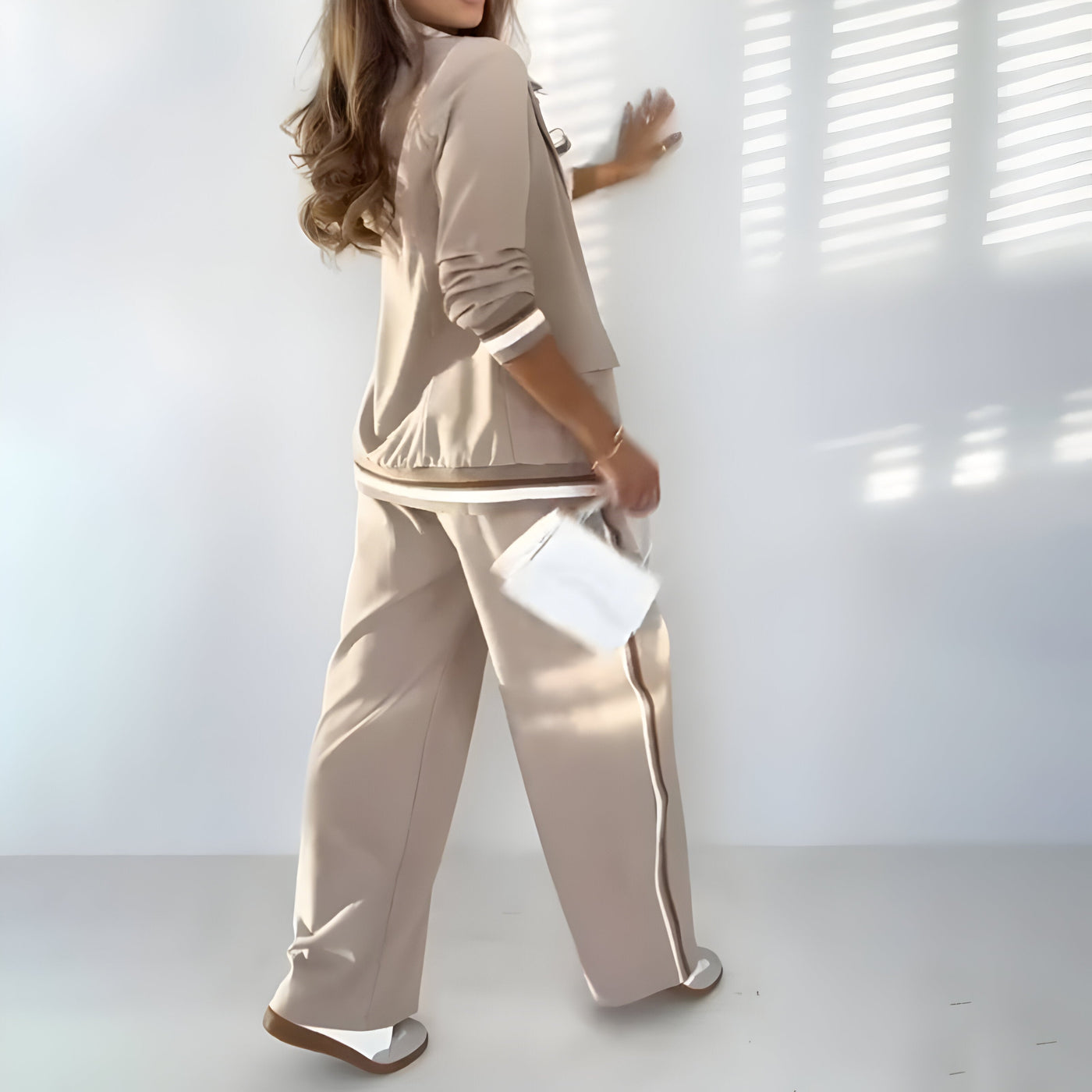 Antoinette™ | Ensemble rayé chic